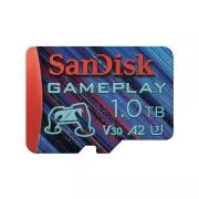 Placă SanDisk MicroSDXC 1TB GamePlay (R:190/W:130 MB/s, UHS-I, V30, A2)