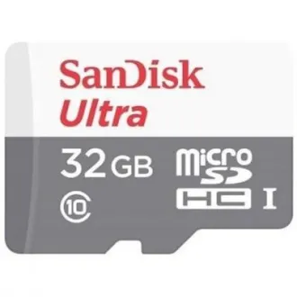 Card SanDisk MicroSDHC Ultra 32GB (R:100/W:100 MB/s, UHS-I, C10) + adaptor