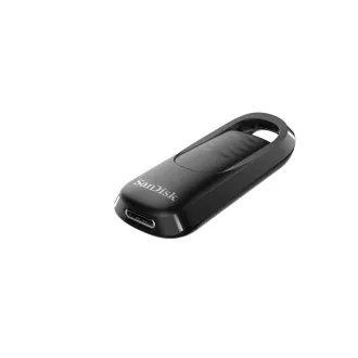 SanDisk Flash Disk 256 GB Ultra Slider, USB-C 3.2, negru