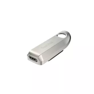 SanDisk Flash Drive 64GB Ultra Luxe, USB-C 3.2, argintiu