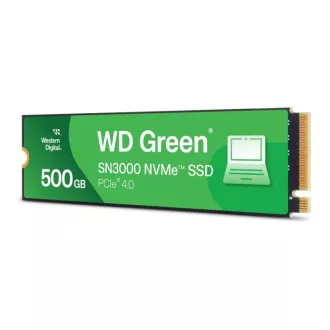 SSD WD GREEN 500GB SN3000 cu alimentare SanDisk, PCIe Gen4x4, M.2 2280, (R:5000/W:4100 MB/s)