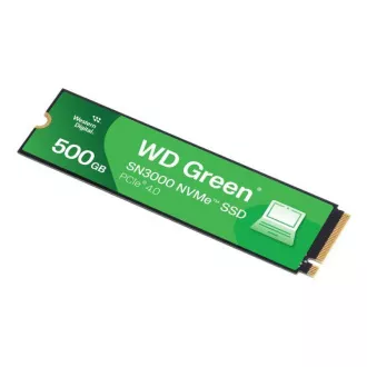 SSD WD GREEN 500GB SN3000 cu alimentare SanDisk, PCIe Gen4x4, M.2 2280, (R:5000/W:4100 MB/s)
