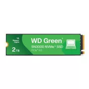 SSD WD GREEN 2TB SN3000 cu tehnologie SanDisk, PCIe Gen4x4, M.2 2280, (R:5000/W:4200 MB/s)