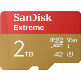 Card micro SDXC SanDisk Extreme 2TB (240 MB/s A2 UHS-I U3 V30) + adaptor Card micro SDXC SanDisk Extreme 2TB (240 MB/s A2 UHS-I U3 V30) + adaptor