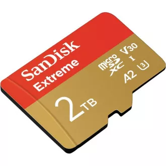 Card micro SDXC SanDisk Extreme 2TB (240 MB/s A2 UHS-I U3 V30) + adaptor Card micro SDXC SanDisk Extreme 2TB (240 MB/s A2 UHS-I U3 V30) + adaptor