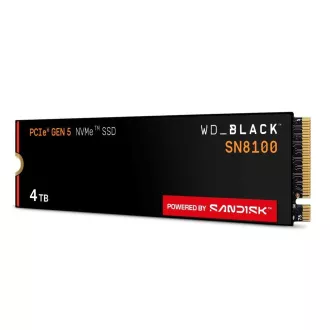 SSD WD BLACK NVMe 4TB PCIe SN8100 cu tehnologie SanDisk, Gen5, (R:14900, W:14000MB/s)