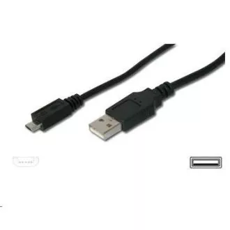 Cablu de conectare PREMIUMCORD USB 2.0 A - Micro B 1m Cablu de conectare PREMIUMCORD USB 2.0 A - Micro B 1m