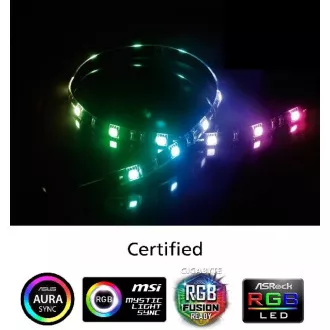 Banda LED AKASA Vegas MB, magnetica, 50cm, RGB 12V Banda LED AKASA Vegas MB, magnetica, 50cm, RGB 12V