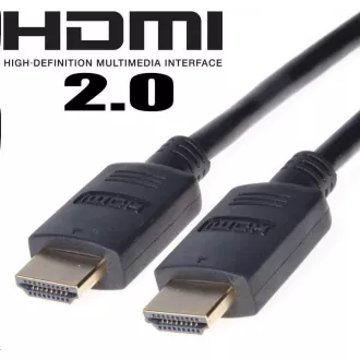 Cablu PremiumCord HDMI 2.0 High Speed + Ethernet, conectori placati cu aur, 1 m