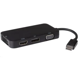 Adaptor PREMIUMCORD DisplayPort - DP + HDMI + DVI + VGA, 1080p, 4K*2K