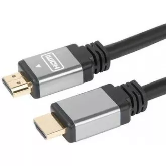 Cablu PREMIUMCORD HDMI A - HDMI AM/M 2m conectori HQ placați cu aur și metal, 4K