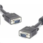 Cablu monitor PREMIUMCORD HQ (Coaxial) 2x ferită, SVGA 15p, DDC2, 3xCoaxial+8-fire, 2m