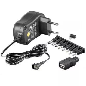 Adaptor de alimentare universal Goobay 230V / 3-12V DC 1500mA Adaptor de alimentare universal Goobay 230V / 3-12V DC 1500mA