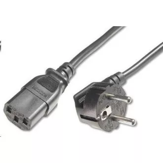 PREMIUMCORD Cablu de alimentare 230V/10A, ștecher îndoit, 2m PREMIUMCORD Cablu de alimentare 230V/10A, ștecher îndoit, 2m