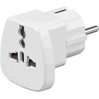 Adaptor de călătorie universal Goobay pentru aparate străine la priza CZ IEC 320 C13 Adaptor de călătorie universal Goobay pentru aparate străine la priza CZ IEC 320 C13