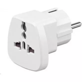 Adaptor de călătorie universal Goobay pentru aparate străine la priza CZ IEC 320 C13 Adaptor de călătorie universal Goobay pentru aparate străine la priza CZ IEC 320 C13