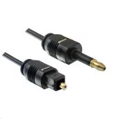Cablu PREMIUMCORD 3,5 mm mini Toslink - Toslink, OD: 2,2 mm, lungime 3 m