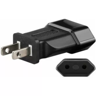 Adaptor de călătorie Goobay SUA / Japonia pentru electrocasnice și încărcătoare cu mufă europeană