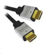 Cablu HDMI PREMIUMCORD A - HDMI AM/M, 1 m, placat cu aur și conectori metalici HQ