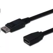 Cablu prelungitor DisplayPort PREMIUMCORD M/F 2m