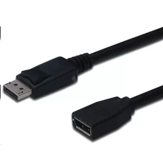 Cablu prelungitor DisplayPort PREMIUMCORD M/F 2m