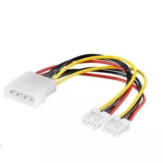 PREMIUMCORD Cablu de alimentare HDD, FDD 5, 25"-2x3, 5"