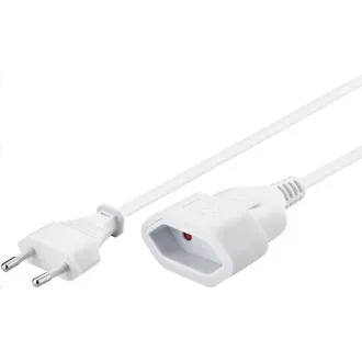 PREMIUMCORD Cablu de rețea 230V, furcă prelungitoare, 3m