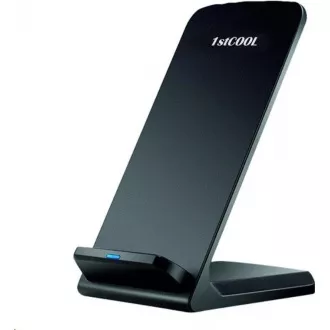 Încărcător rapid QI wireless 1stCOOL 10W negru Încărcător rapid QI wireless 1stCOOL 10W negru