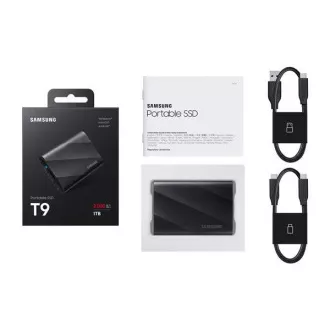 Unitate SSD externă Samsung T9 - 1TB - negru