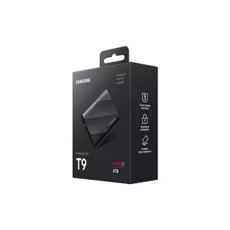 Unitate SSD externă Samsung T9 - 4 TB - negru Unitate SSD externă Samsung T9 - 4 TB - negru