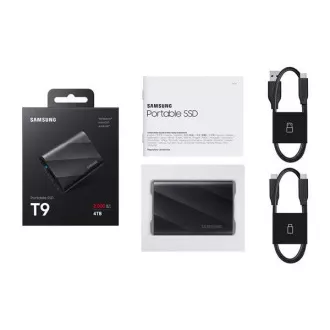 Unitate SSD externă Samsung T9 - 4 TB - negru Unitate SSD externă Samsung T9 - 4 TB - negru