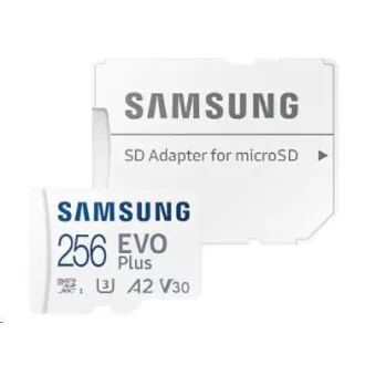 Card micro SDXC Samsung 256GB EVO Plus + adaptor SD Card micro SDXC Samsung 256GB EVO Plus + adaptor SD