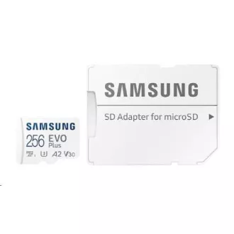 Card micro SDXC Samsung 256GB EVO Plus + adaptor SD Card micro SDXC Samsung 256GB EVO Plus + adaptor SD