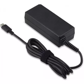 Adaptor ACER 45W_USB de tip C, negru - pentru dispozitive cu USB C, CABLUL DE ALIMENTARE UE (PACHET CU AMANTUL)