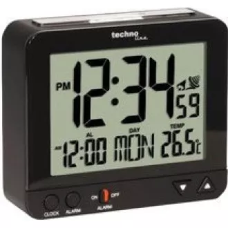 TechnoLine WT 195 - ceas deșteptător digital negru cu termometru TechnoLine WT 195 - ceas deșteptător digital negru cu termometru