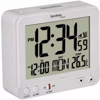 TechnoLine WT 195W - ceas deşteptător digital cu termometru TechnoLine WT 195W - ceas deşteptător digital cu termometru