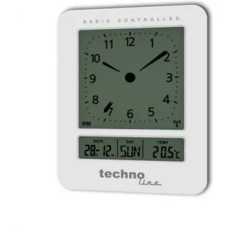 TechnoLine WT 745W - Ceas deşteptător cu afişaj LCD analogic şi termometru