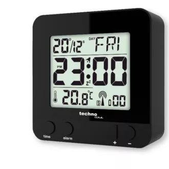 Ceas cu alarmă digital TechnoLine WT 235BK, negru Ceas cu alarmă digital TechnoLine WT 235BK, negru