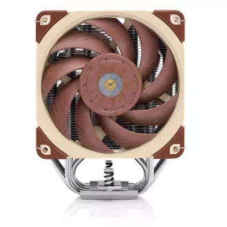 Cooler CPU NOCTUA NH-U12A, 2x 120mm, LGA1851, AM5, maro/argintiu