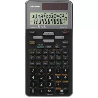 Calculator SHARP - EL531TGGY - gri - cutie - Solar + baterie