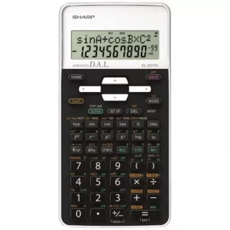 Calculator SHARP - EL531THBWH - alb - blister