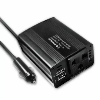 Convertor de tensiune EUROCASE AC/DC, 12V/220V, 150W, USB, priza auto Convertor de tensiune EUROCASE AC/DC, 12V/220V, 150W, USB, priza auto