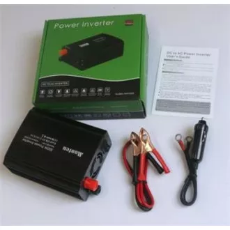 Convertor de tensiune EUROCASE DC / AC 12V / 230V, 300W, USB Convertor de tensiune EUROCASE DC / AC 12V / 230V, 300W, USB