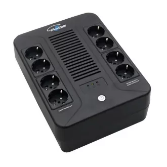 EUROCASE UPS EA200PLUS 1000VA-EVO linie interactivă (8x priză)