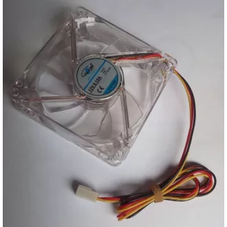 Ventilator EUROCASE 80mm, 12V/0, 15A, iluminat RGB (3 pini) Ventilator EUROCASE 80mm, 12V/0, 15A, iluminat RGB (3 pini)