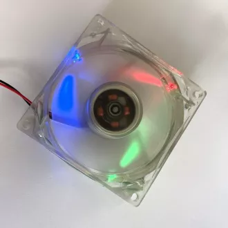Ventilator EUROCASE 80mm, 12V/0, 14A, iluminat RGB (Molex) Ventilator EUROCASE 80mm, 12V/0, 14A, iluminat RGB (Molex)