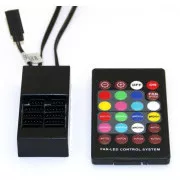 Controler EUROCASE + telecomandă pentru ventilator RGB