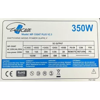 Sursa de alimentare EUROCASE 350W, 120mm, ATX2.3