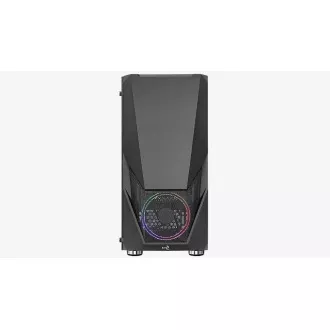 Carcasă AEROCOOL Zauron Saturn FRGB ML G, Turn Mid, 2x USB 3.0, 2x audio, 1x Ventilator FRGB de 120 mm, fără alimentare