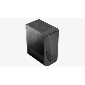 Carcasă AEROCOOL Zauron Saturn FRGB ML G, Turn Mid, 2x USB 3.0, 2x audio, 1x Ventilator FRGB de 120 mm, fără alimentare